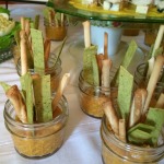 Jungle "Grasses" with Roasted Carrot Hummus